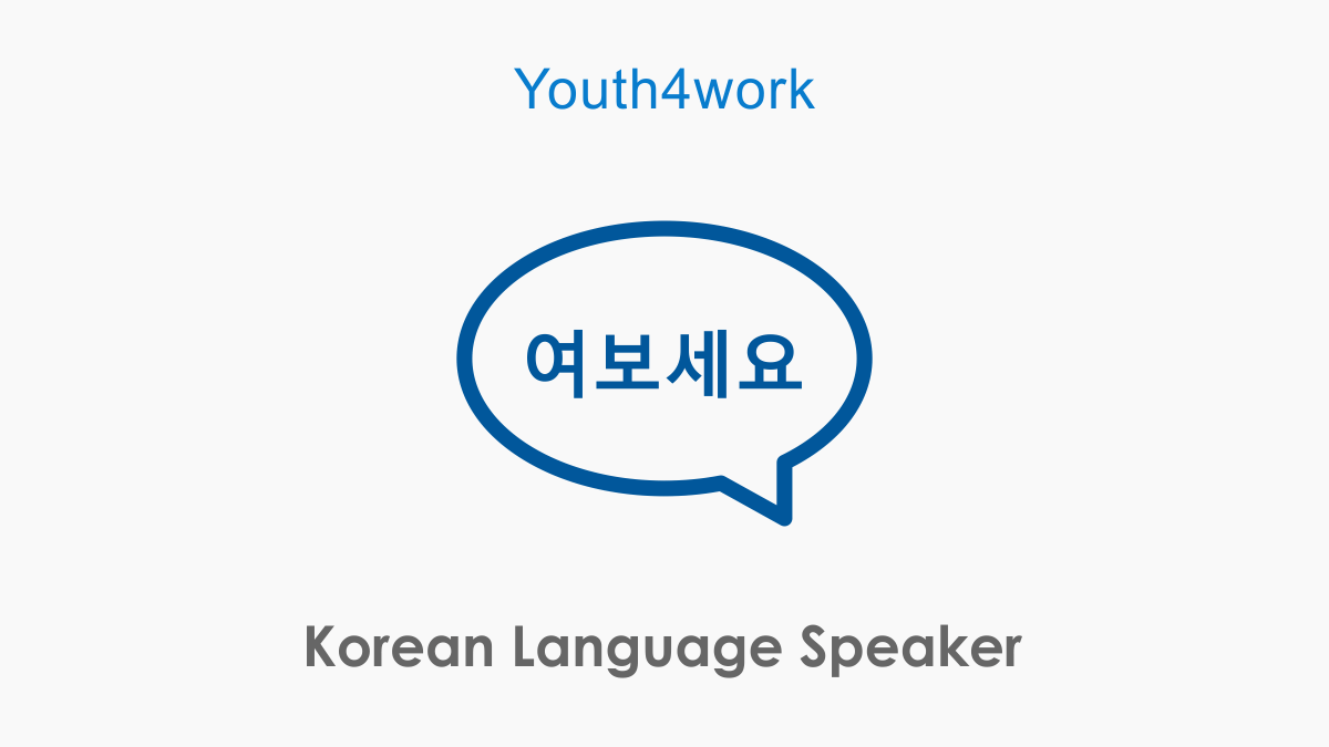 Korean Language Speaker