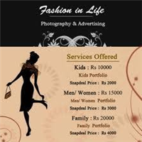 Fashion in life Photography and advertising