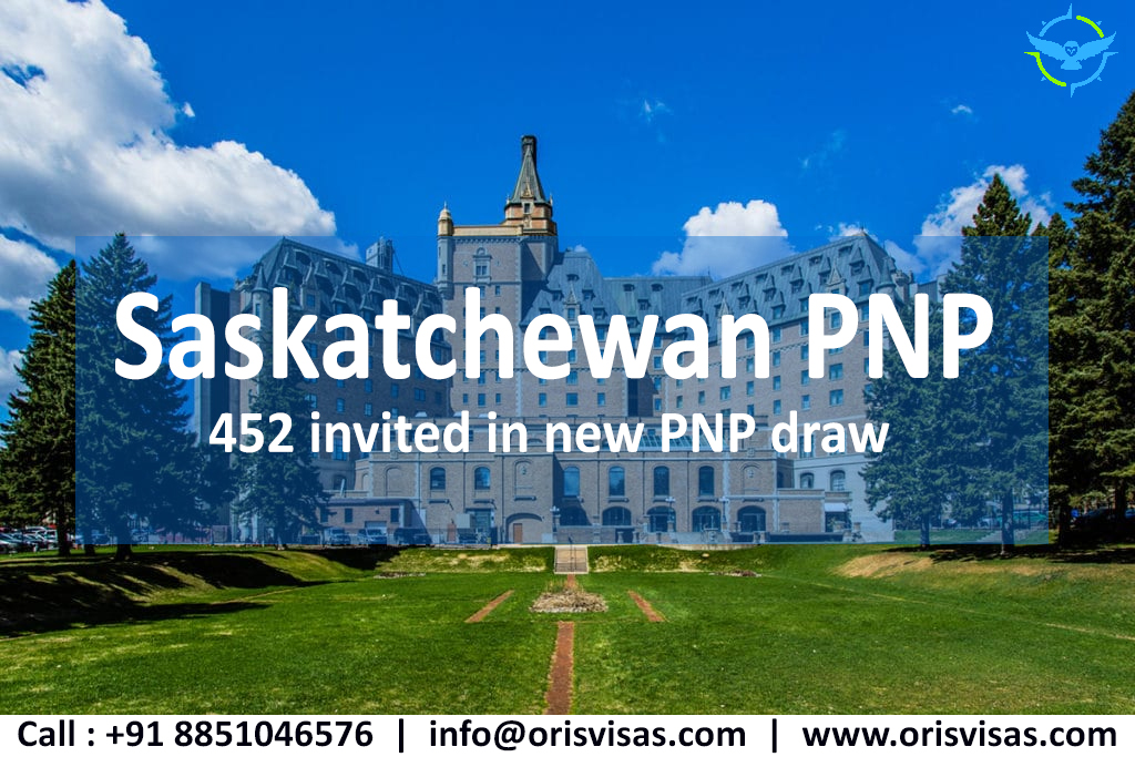 Oris Visas || 452 invited in new Saskatchewan PNP draw