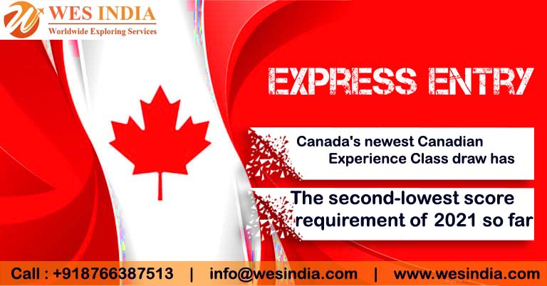 WES India || Express Entry: CRS drops to 397 in surprise draw
