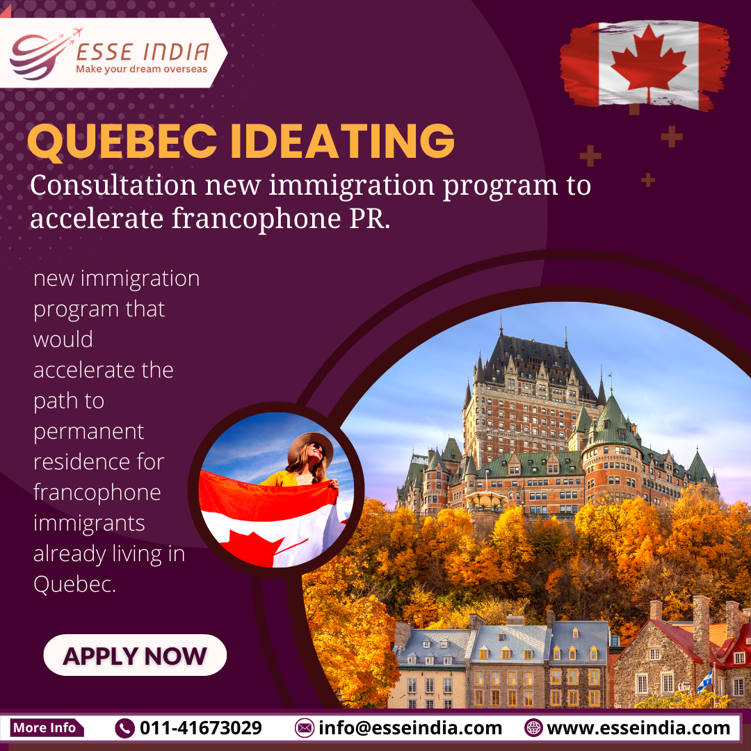 Quebec ideating new immigration program to accelerate francophone PR