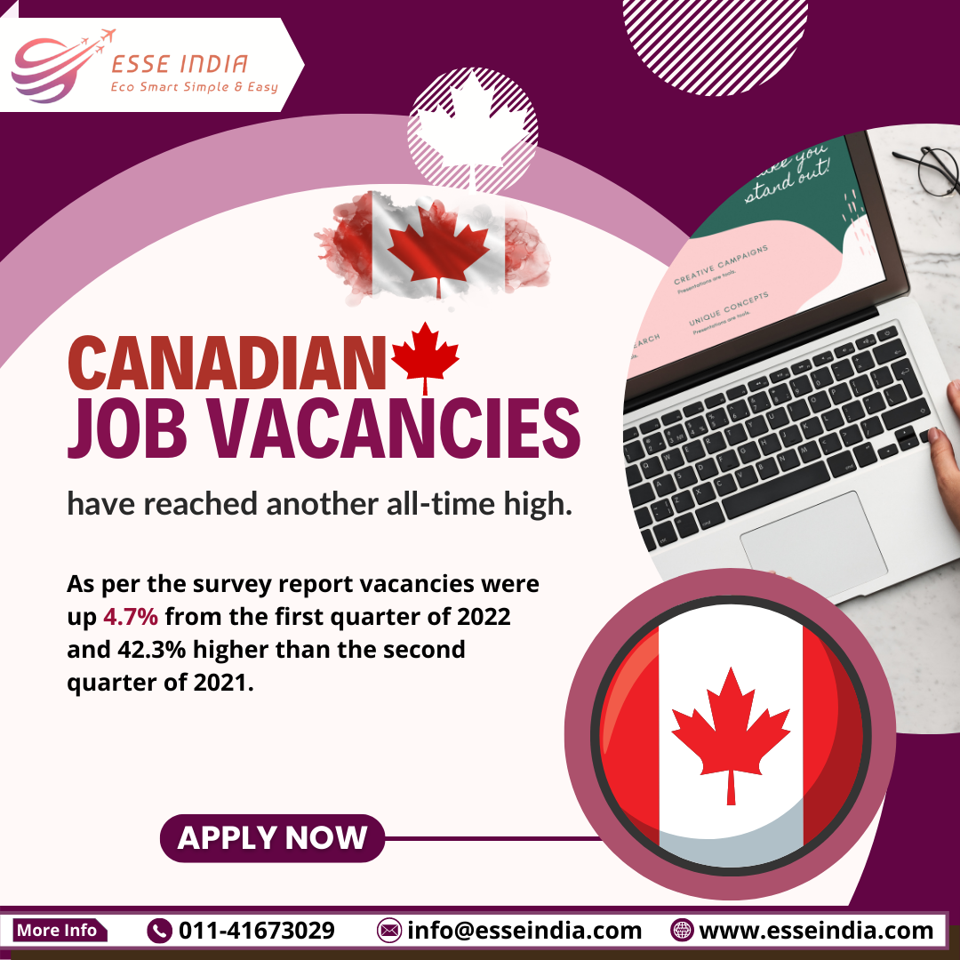 Canadian job vacancies have reached another all-time high
