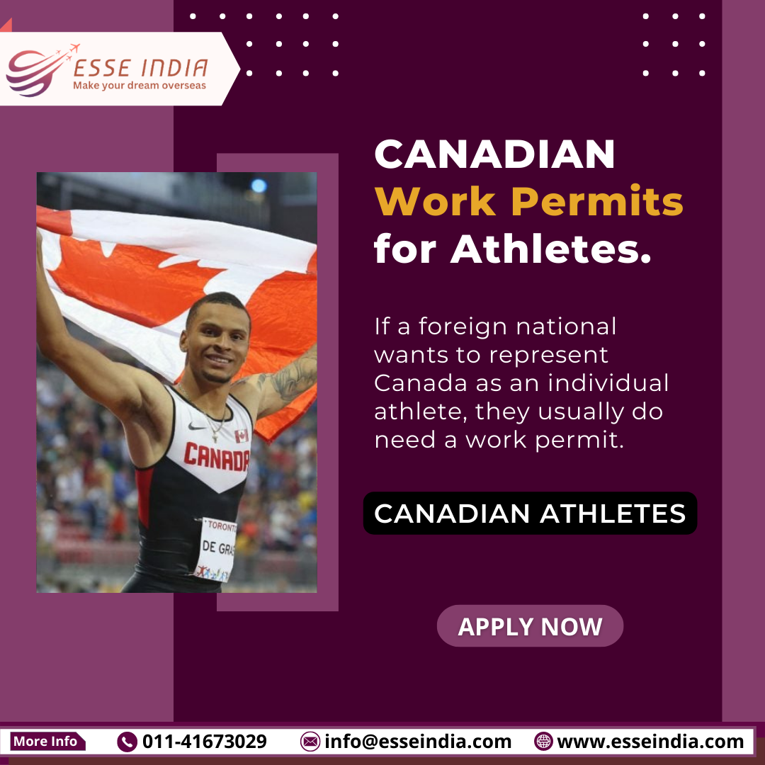 Canadian work permits for athletes